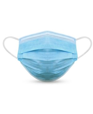 Masques de Protection Jetables 3 Plis Bleu 50 Masques