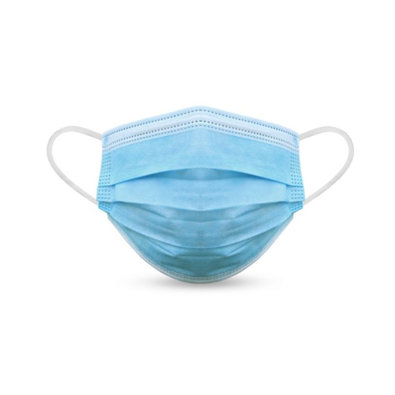 Masques de Protection Jetables 3 Plis Bleu 50 Masques