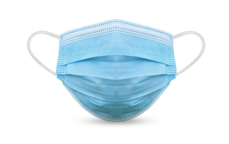 Masques de Protection Jetables 3 Plis Bleu 50 Masques