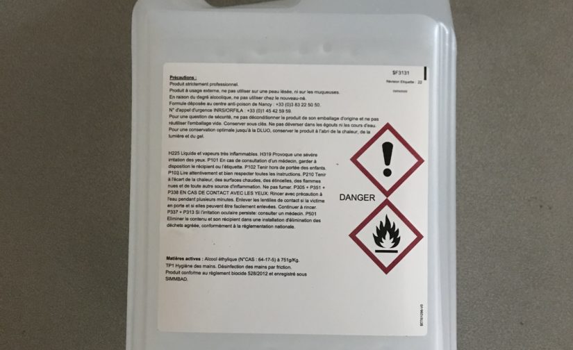 Gel Mains Hydroalcoolique ELIGEL 5 Lits - Image 2