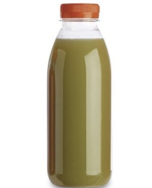 140 Bouteilles Alimentaires Jetables Transparentes PET Pour Jus Etc 50 cls/500 mls + Bouchons