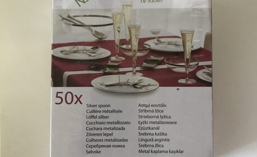 50 Cuilléres Plastique Métallisée Luxes - Image 2