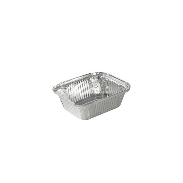 100 Barquettes Aluminium 450 mls + Couvercles