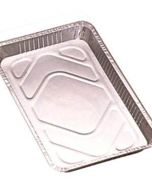 100 Barquettes Aluminium 2170  mls + Couvercles