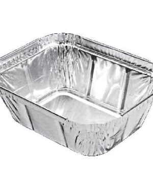100 Barquettes Aluminium 450 mls + Couvercles