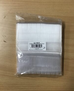 100 Couteaux Transparents Renforcées Réutilisables 18 cms