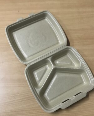 125 Coquilles PP Recyclables 3 Compartiments