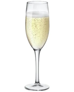 10 Flutes à Champagne Cristals Réutilisables