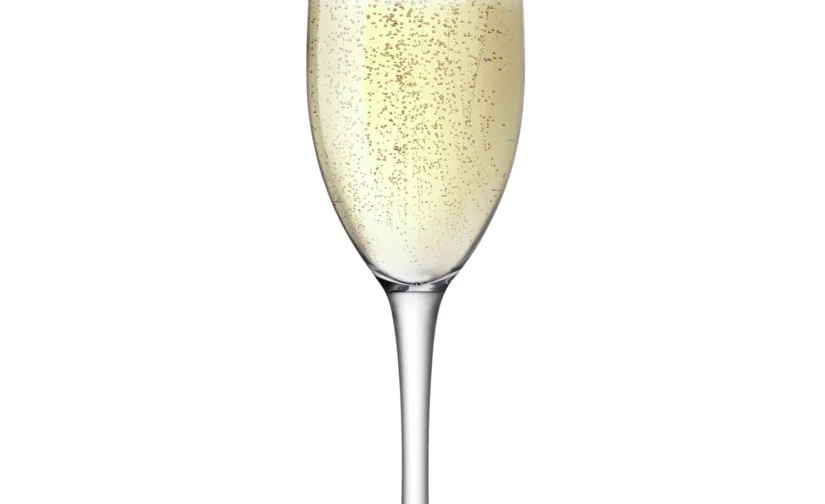 10 Flutes à Champagne Cristals Réutilisables
