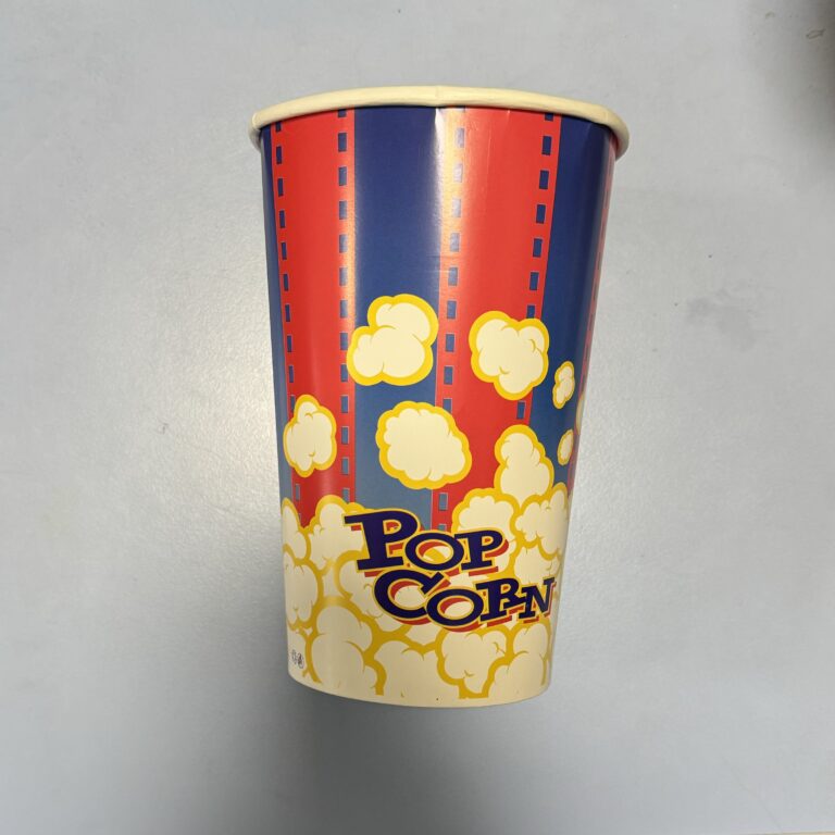 50 Boites Pop Corn en Carton Diam: 12 x Haut: 18 cms