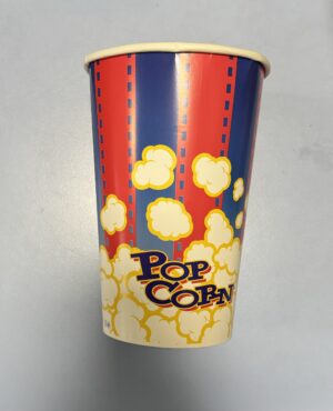 50 Boites Pop Corn en Carton Diam: 12 x Haut: 18 cms