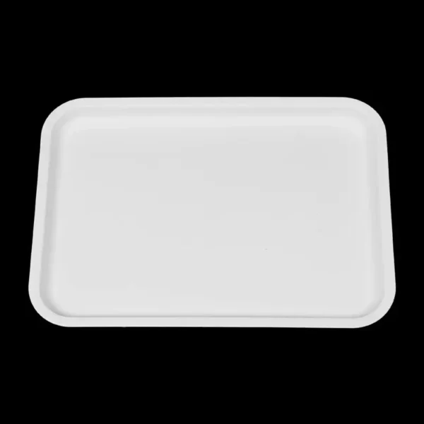 1 Plateau de Service Lisse Blanc 36.5×26.5 cms