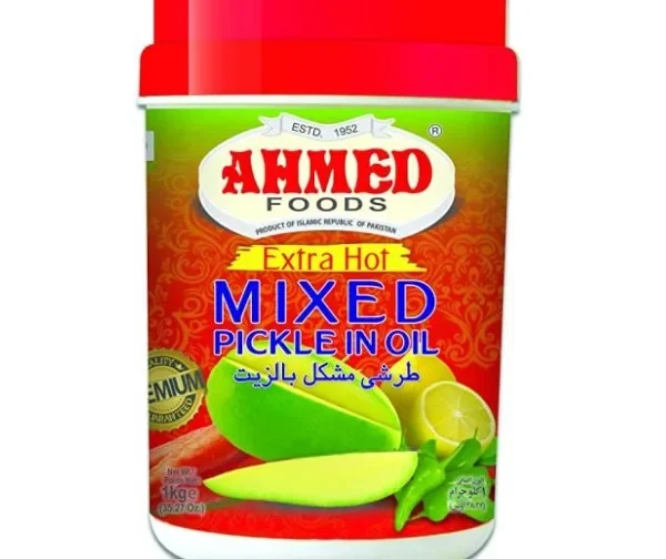AHMED EXTRA HOT MANGO PICKLE IN OIL 1KG de Ahmed