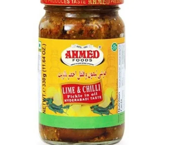 AHMED HYD LIME / CHILLI PICKLE 330G de Ahmed