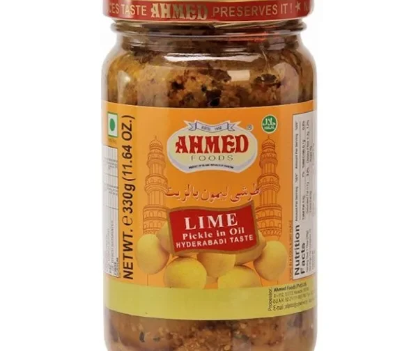 AHMED HYDERABADI LIME PICKLE 330G de Ahmed