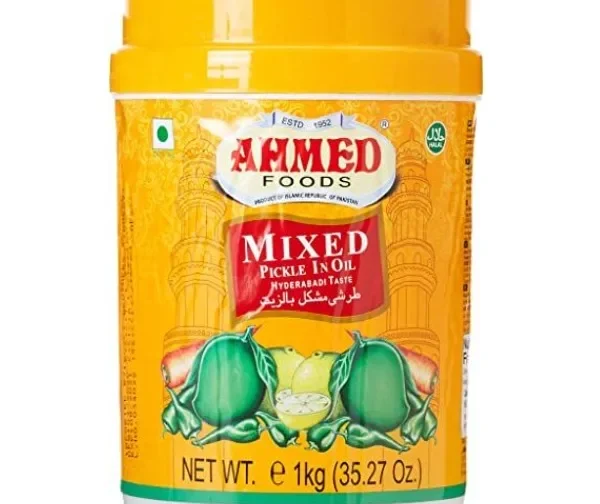 AHMED HYDERABADI MIXED PICKLE IN OIL 1KG de Ahmed