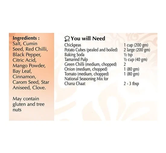 Chana Chaat 100g de National - Image 3