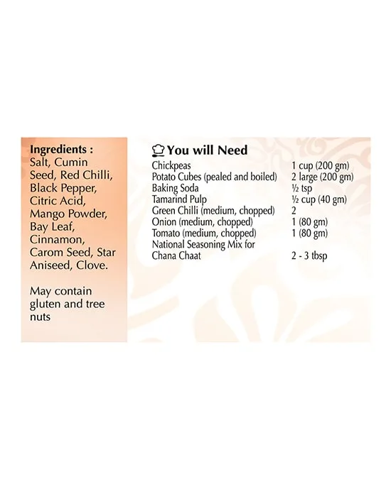 Chana Chaat 100g de National
