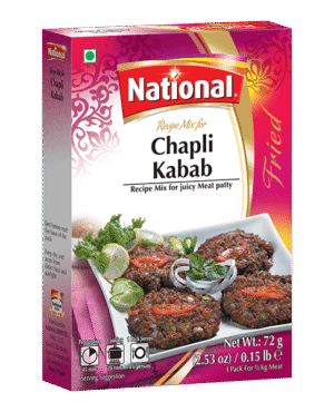 Chapli Kabab 72g de National