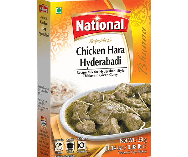 Chicken Hara Hyderabadi 38g de National