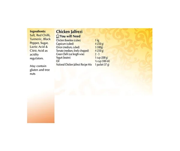 Chicken Jalfrezi 37g de National - Image 3