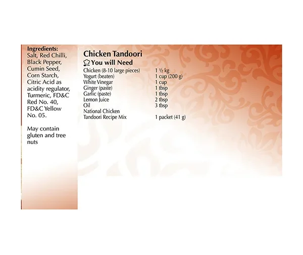 Chicken Tikka 88g de National - Image 3