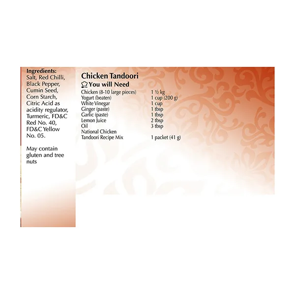 Chicken Tikka 88g de National
