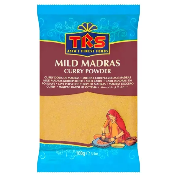Curry indien Madras doux 100g mélange d&rsquo;épices de TRS