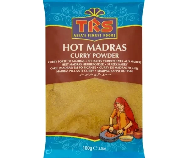 Curry indien Madras fort 100g mélange d&rsquo;épices de TRS