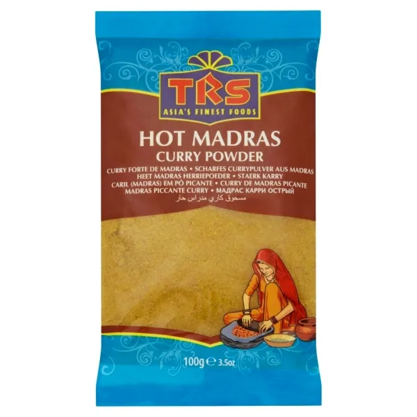 Curry indien Madras fort 100g mélange d&rsquo;épices de TRS