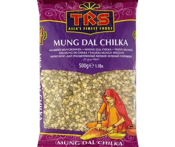 Haricots mungo cassés Moong dal chilka 500g de TRS