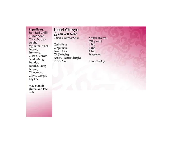 Lahori Chargha 40g de National - Image 3