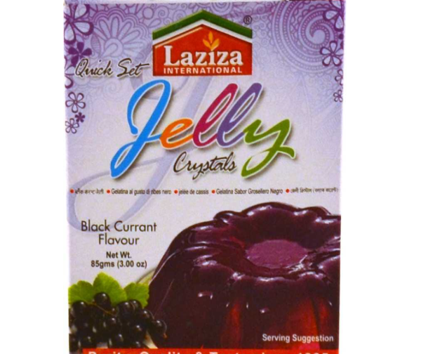 Laziza Jelly Crystal Black Currant 85g de Laziza