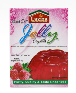 Laziza Jelly Crystal Raspberry 85g de Laziza