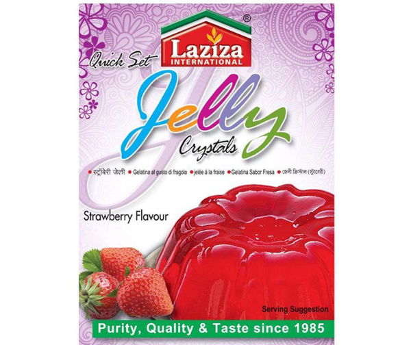 Laziza Jelly Crystal Strawberry 85g de Laziza