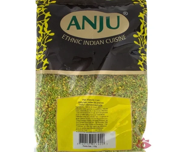 Pan masala indien vert  1KG de Anju