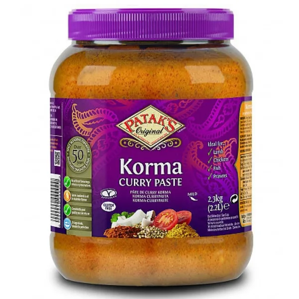 Pâte de curry Korma indien  2.3kg de Patak&rsquo;s