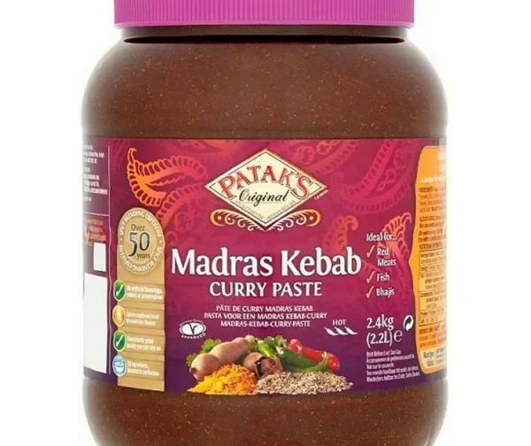 Pâte de curry Madras kebab  2.4kg de Patak&rsquo;s