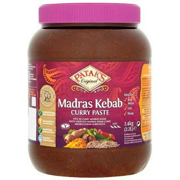 Pâte de curry Madras kebab  2.4kg de Patak&rsquo;s