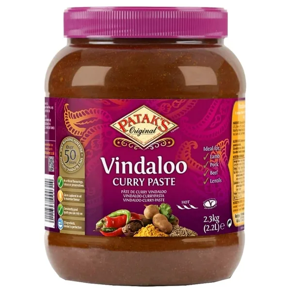 Pâte de curry Vindaloo indien  2.3kg de Patak&rsquo;s