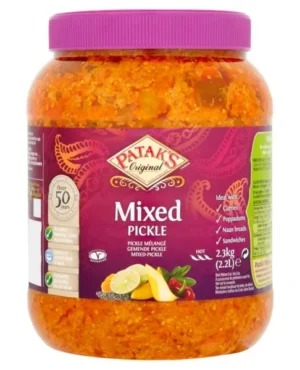 Pickles indiens mélangés  2.3kg de Patak&rsquo;s