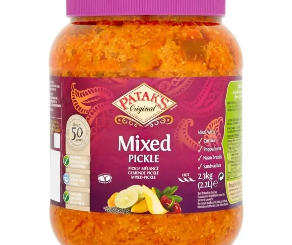Pickles indiens mélangés  2.3kg de Patak&rsquo;s