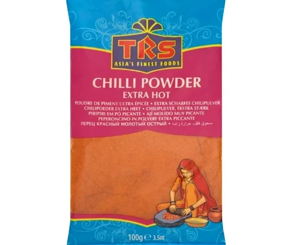 Piment indien en poudre 100g chilli extra fort de TRS