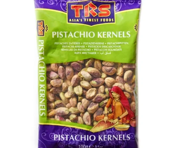 Pistaches vertes nature pour cuisine indienne 100g de TRS