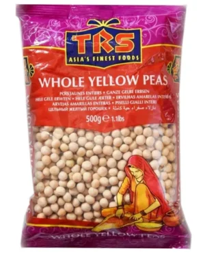 Pois jaunes entiers pour cuisine indienne 0.5kg de TRS