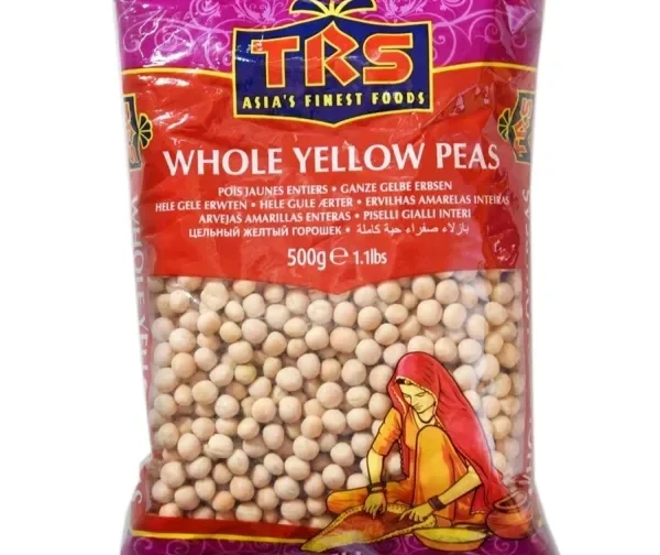 Pois jaunes entiers pour cuisine indienne 0.5kg de TRS