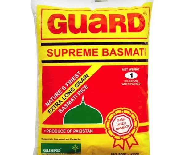 Riz Basmati Indien Suprême 1kg de Guard