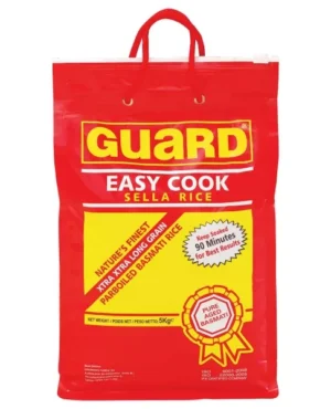 Riz Étuvé Indien Basmati 5KG de Guard