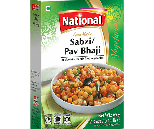Sabzi / Pav Bhaji 65g de National