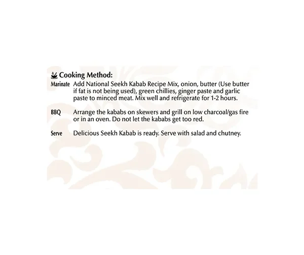 Seekh Kabab 46g de National - Image 2